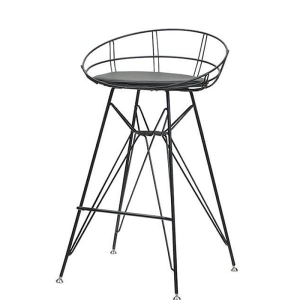 چهارپایه فلزی مدرن با طراحی شبکه‌ای VN-1000